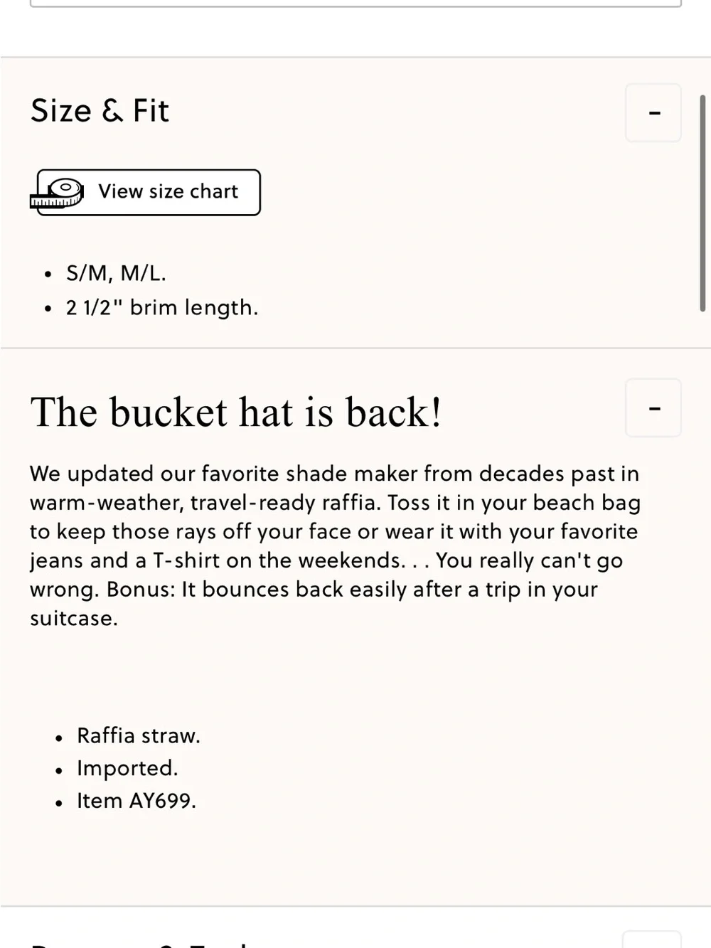 Jcrew Raffia Bucket Hat - Picture 4 of 8